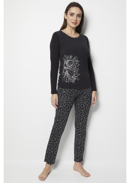 Night Flower Pijama Takımı