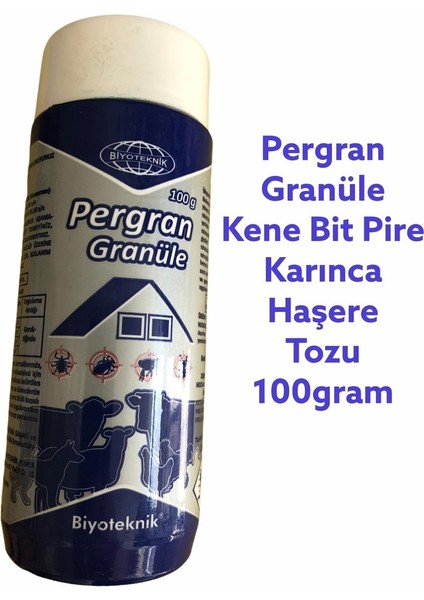 Granüle 100 gr (Bit, Pire, Kene, Karınca Kovucu )