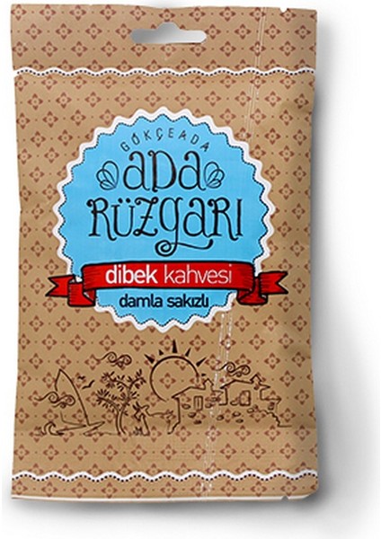 Gökçeada Damla Sakızlı Dibek Kahvesi Paket 100 gr