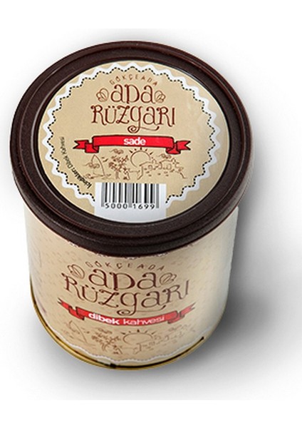 Gökçeada Sade Dibek Kahvesi Teneke 125 gr