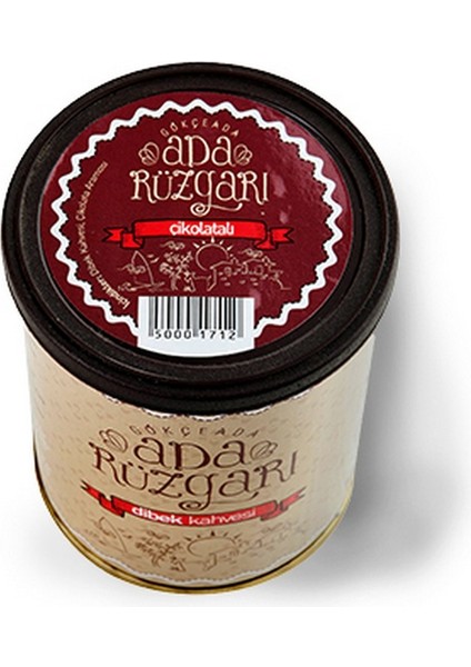 Gökçeada Çikolatalı Dibek Kahvesi Teneke 125 gr