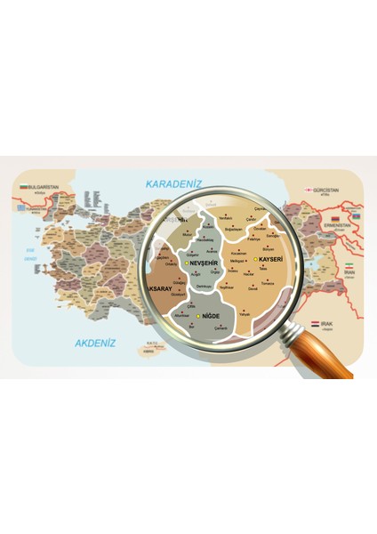 Eğitici - Öğretici Dünya ve Türkiye Haritası Çocuk Odası Duvar Sticker I 3883