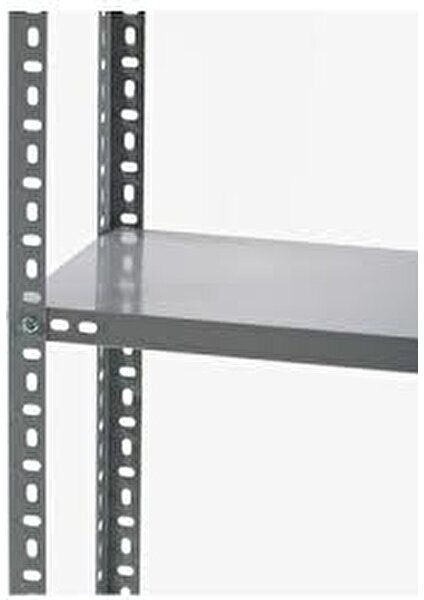 6 Katlı 3'lü Bitişik Galvaniz Çelik Raf.depo,dosya Rafı 0.70 MM-31X60-200CM