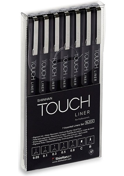 4100007 Touch Liner 0.1 mm Kalem 7'li