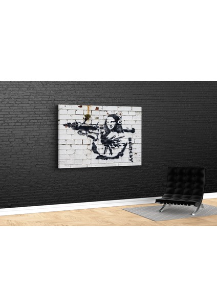 Banksy Mona Lisa Kanvas Tablo modelleri