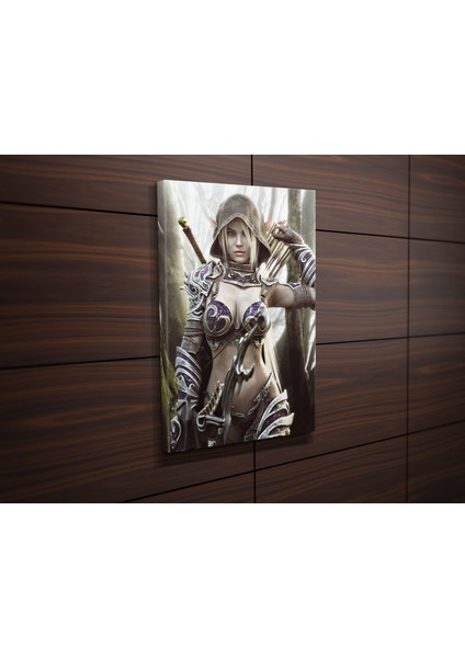 Kadın Elf Sanatçısı Kanvas Tablo