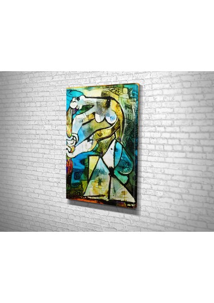 Picasso Stili Soyut Kanvas Tablo