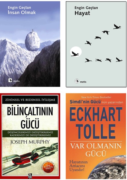 İnsan Olmak - Hayat - Bilinçaltının Gücü - Var Olmanın Gücü - 4 Kitap