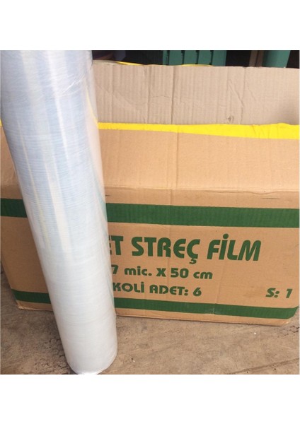 Palet Streç Film 6'lı 7 Mikron 50 cm 1 Koli modelleri