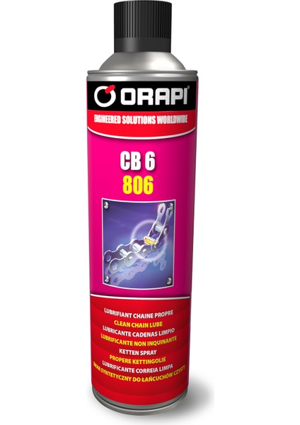CB 6 Yüksek Performanslı Zincir Yağlayıcı 650/400ml