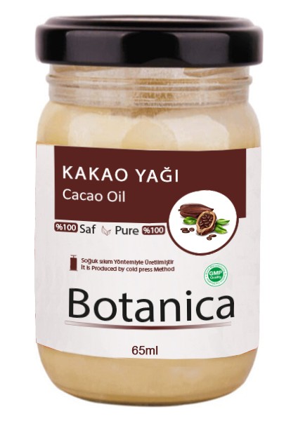 Kakao Yağı - Theobroma Cacao - ( Nemlendirici - Parlatıcı ) Cacao Oil Cilt Ve Saç Bakım Yağı 100 Ml