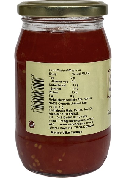 Organik Doğranmış Domates 345 gr fiyatları