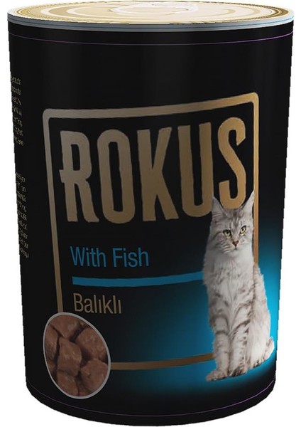 Balıklı 410 gr Kedi Konserve Maması