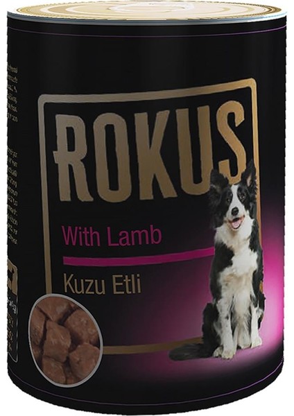 Kuzu Etli 410 gr Köpek Konserve Maması