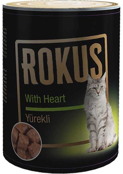 Yürekli 410 gr Kedi Konserve Maması