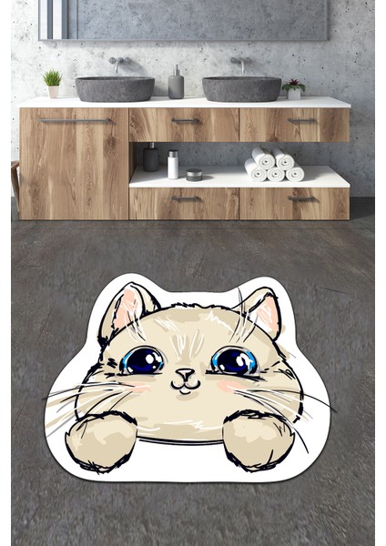 Banyo Paspası, Klozet Takımı, Yıkanabilir Halı, Kaymaz Taban Halı, Halı