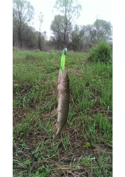 9 cm 7,5 gr Çift Karbon Çelik Kancalı Yem