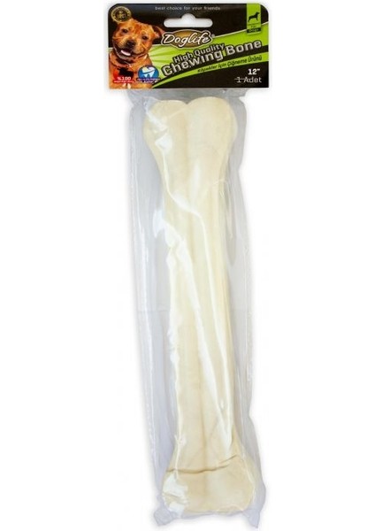 202706-DOGLIFE Beyaz Köpek Ödül Kemiği 350 Gram 1 Adet