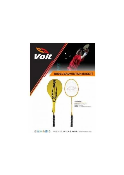 BR061 Badminton Raketi Tekli 1VTAKBR061 1VTAKBR061