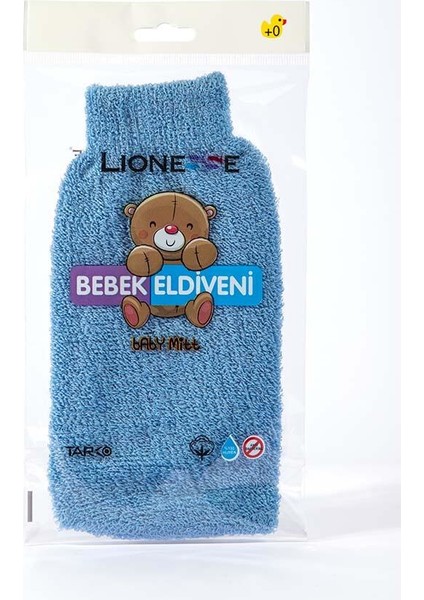 Bebek Banyo Eldiveni - Mavi