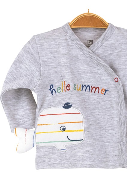 Hello Summer Erkek Bebek %100 Pamuk Hastane Çıkışı 5li Set