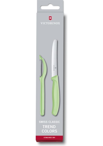 ​​​​Victorinox 6.7116.21L42 Swiss Classic Trend Colors Soyacak ve Domates Bıçak Seti
