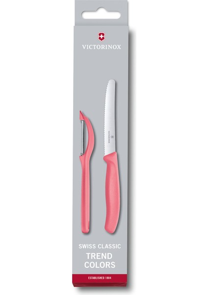 ​​​​Victorinox Swiss Classic Trend Colors Soyacak ve Domates Bıçak Seti