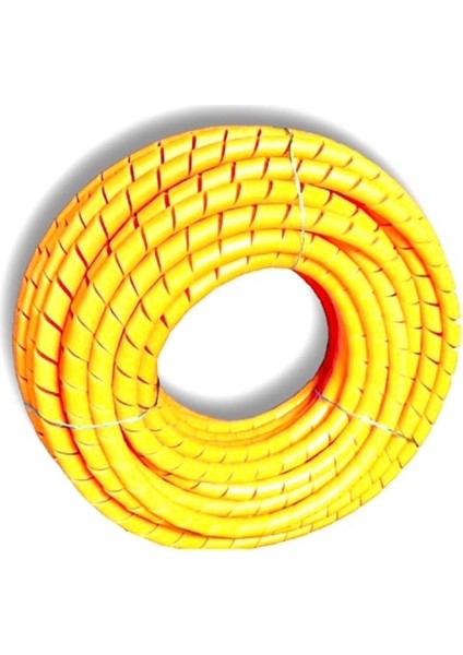 Kablo Toplayıcı Spirali - Sarı Renk- 10 mm 100 M