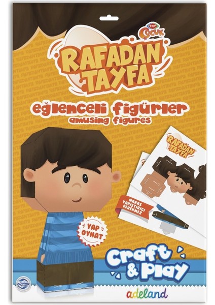 Adeland Rafadan Tayfa Craft Play Eğlenceli Figürler -Akın