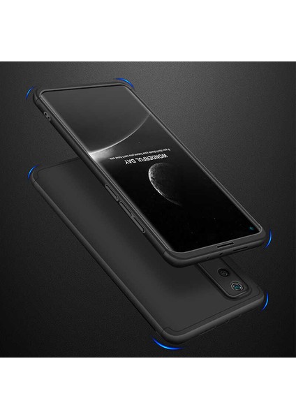 Xiaomi Mi 10 Kılıf 360 Tam Koruma Ön ve Arka Sert Mika Kapak Orjinal Ays Gkk Kapak
