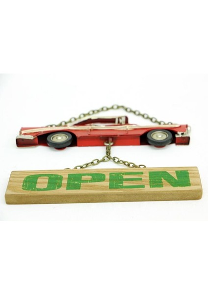 Dekoratif Metal Kapı Yazısı Araba Vintage Dekoratif Hediyelik modelleri