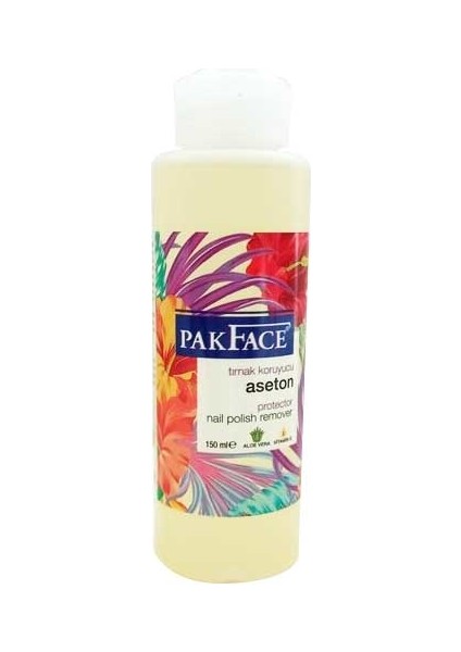 Pak Face Tırnak Koruyucu Aseton 150 ml