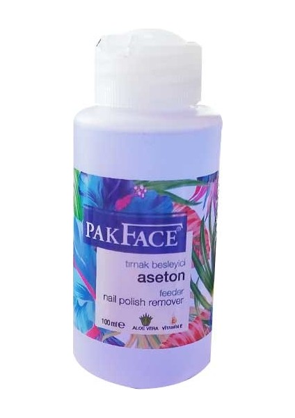 Pak Face Tırnak Besleyici Aseton 100 ml