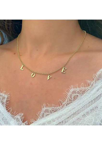 Kişiye Özel Isimli Doç Gümüş Kolye