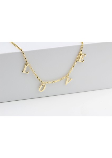 Kişiye Özel Isimli Doç Gümüş Kolye modelleri