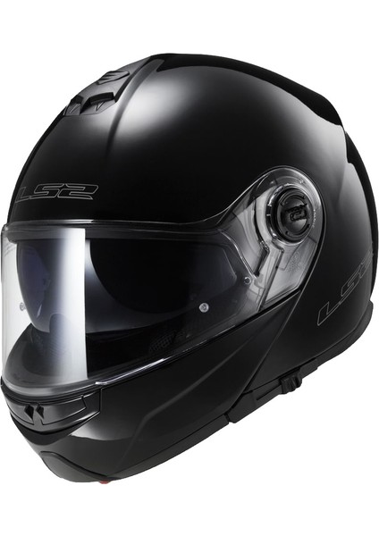 Çene Açılır Kask FF325 Strobe Siyah X-Large Beden