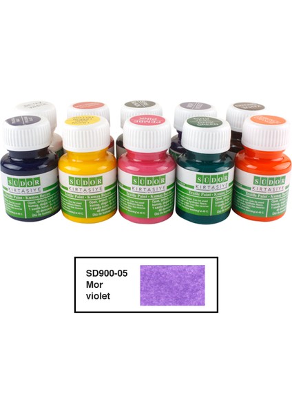 Textıle Color Kumaş Boyası 25 ml 10'lu modelleri