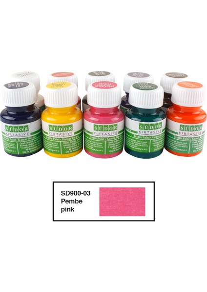 Textıle Color Kumaş Boyası 25 ml 10'lu fırsatları
