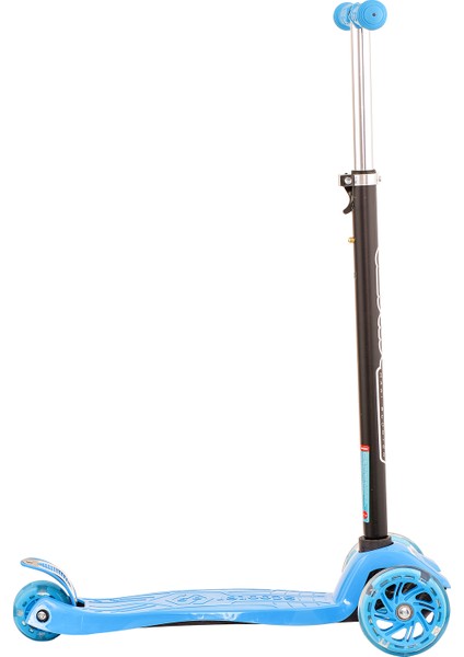 Can Oyuncak Shinaro MAXI Twister 3 Led Işıklı 3 Tekerli Yükseklik Ayarlı Scooter - MAVİ