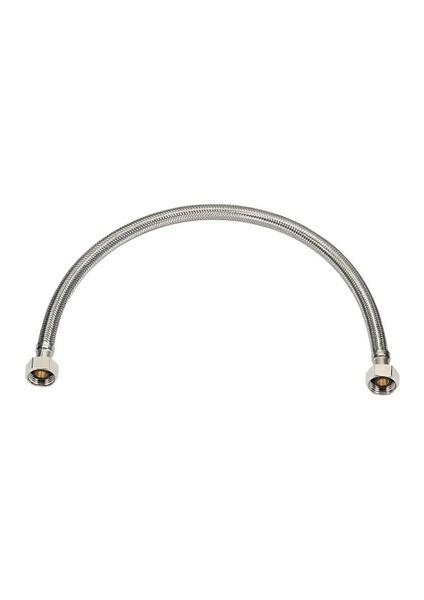 30 cm 3/8"-3/8" AISI304 Pas.çelik Tel Örgülü Flex Hortum