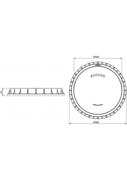 Ø 400 mm Pvc Boru Tapası fiyatları