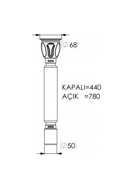 Ø 50X70 50 mm Çıkışlı Körüklü Sifon fiyatları