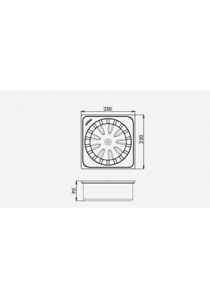 Ø 110 mm - 25X25 Altan Çıkışlı Çamur Süzgeci fiyatları