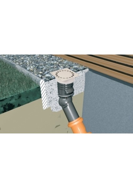 Ø 110 mm - 25X25 Altan Çıkışlı Çamur Süzgeci modelleri