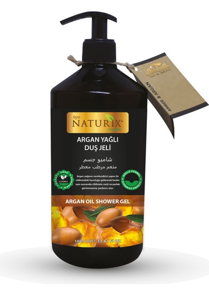 Siyah Sarımsak Şampuan 600 ml + Saç Kremi 500 ml + Maske 500 ml + Argan Duş Jeli 1000 ml