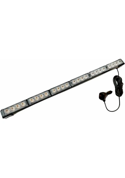 Off Road Tepe LED Bar Sarı Sarı 14 Fonksiyonlu Çakar 12-30V 120CM