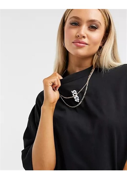 Oversize Unisex 4505 T Shirt Siyah fırsatları
