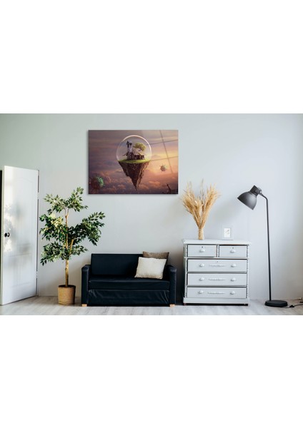 Concept Foto Manipülasyon Cam Tablo