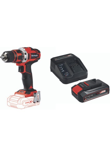 Te-Cd 18/40 Akülü Matkap Vidalama 2.5AH Starter Kit