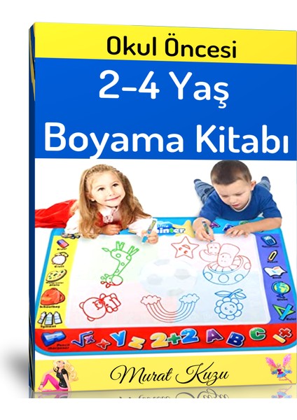 Okul Öncesi 2-4 Yaş Boyama Kitabı
